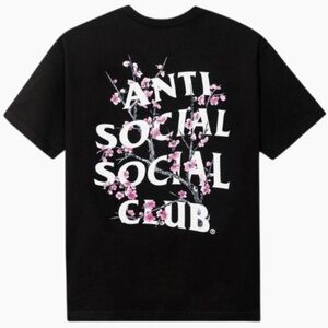 Anti Social Social Club x Arizona Tee Shirt, black, short sleeve, MEDIUM